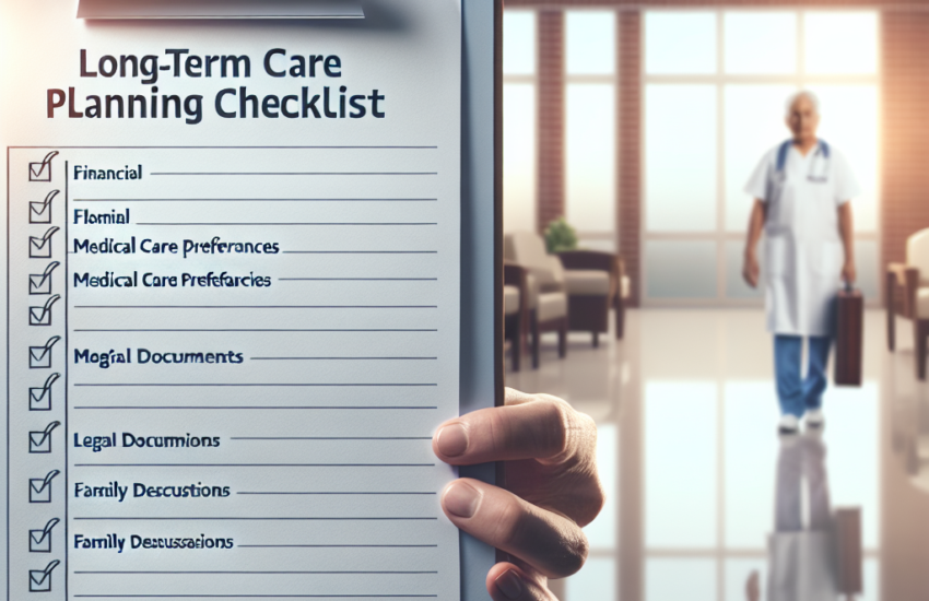 long-term care planning checklist