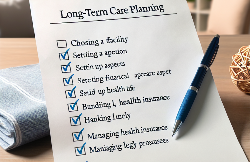 long-term care planning checklist